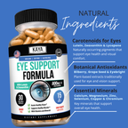 Eye Support Formula – Vision & Eye Health Supplement – Lutein & Zeaxanthin – Daily Wellness