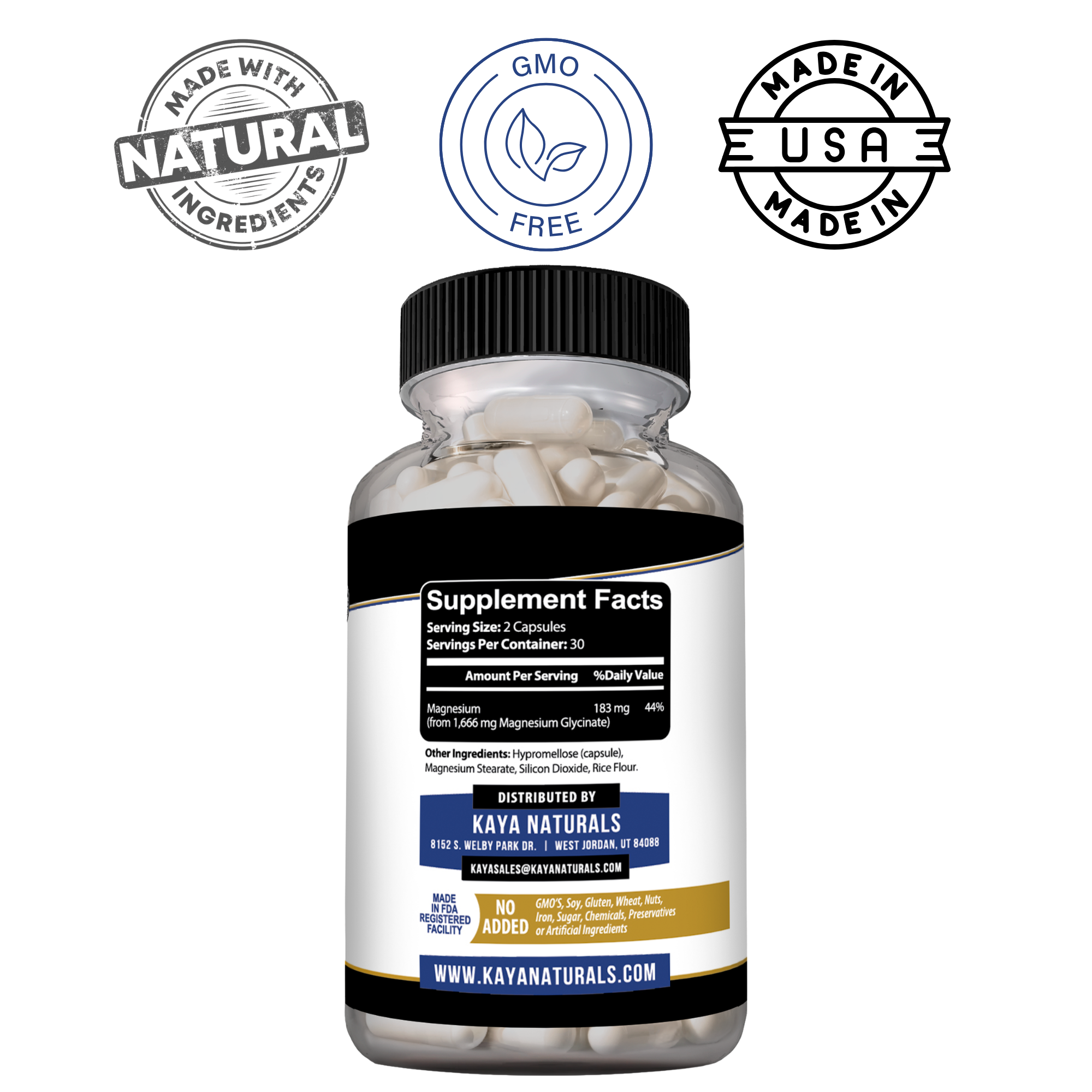 Cramp-A-Way Magnesium Glycinate – Relaxation & Monthly Comfort Support