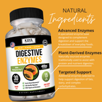 Digestive Enzymes – Digestive Support Supplement with Probiotics & Enzyme Blend – Gut Health & Daily Wellnes