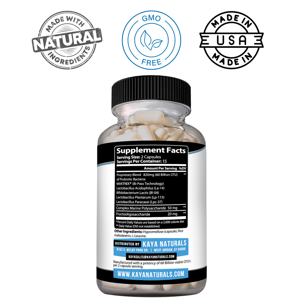 Probiotic 60 Billion CFU – Daily Gut Health & Digestive Support Supplement for Women & Men – Prebiotics + Probiotics (Copy)