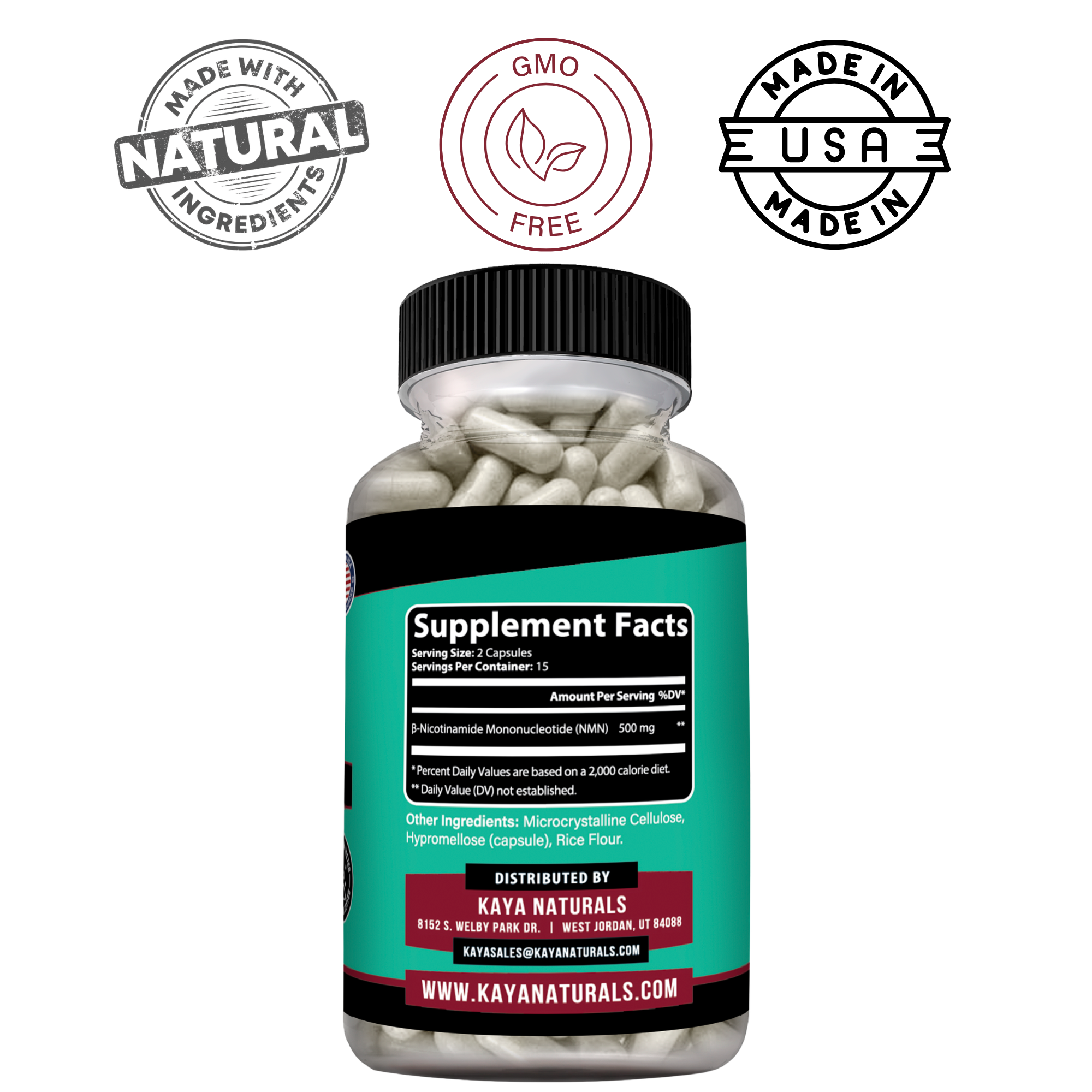 NMN Cellular Energy Support – Nicotinamide Mononucleotide for NAD+ Levels, Healthy Aging and Daily Vitality