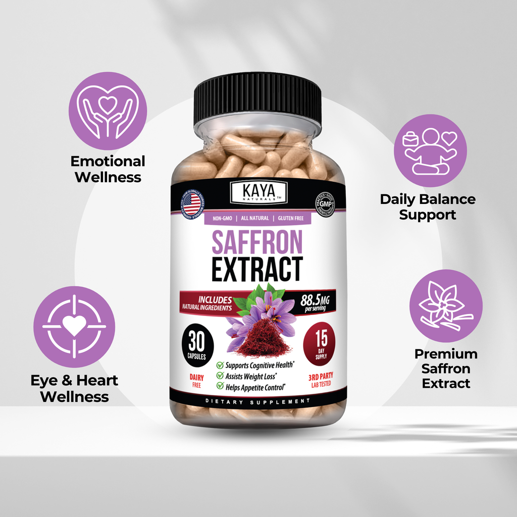 Saffron Extract Capsules - Bright Mood & Daily Balance