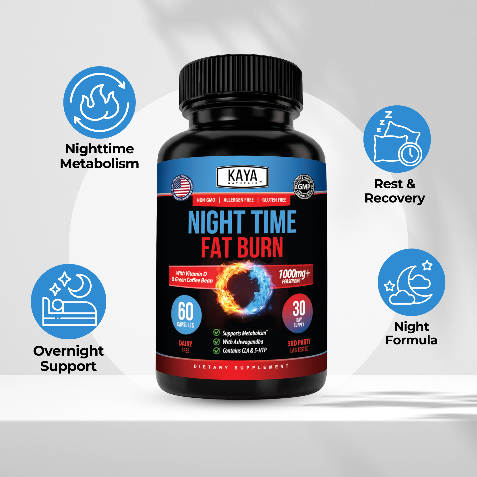 Nighttime Fat Burn – Overnight Metabolism & Wellness Support