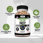 Colon Sweep – Digestive Cleanse & Gut Support – Daily Fiber & Detox Formula – Bloating & Regularity Support