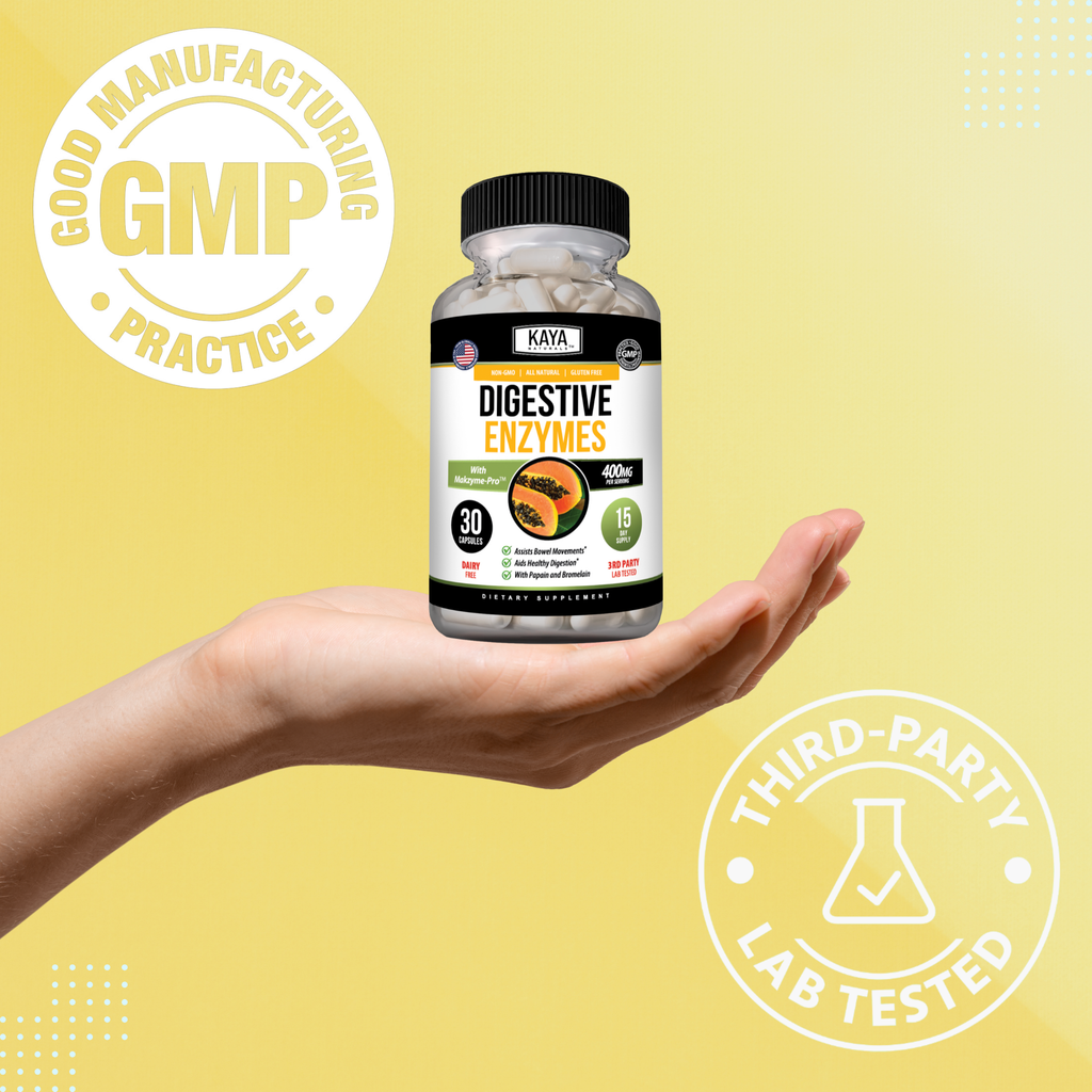 Digestive Enzymes – Digestive Support Supplement with Probiotics & Enzyme Blend – Gut Health & Daily Wellnes