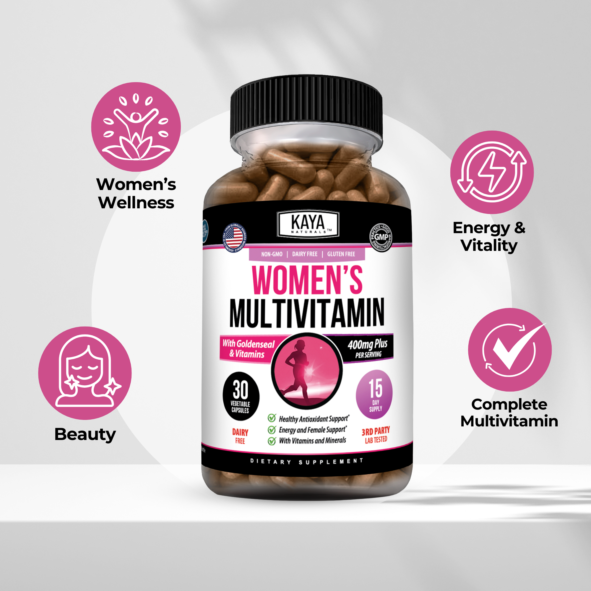 Women’s Multivitamin – Daily Wellness, Energy & Immune Support