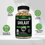 Shilajit – Energy, Strength & Vitality Support – Daily Performance & Endurance Formula – Mineral-Rich Wellness Support