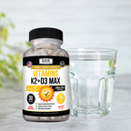 Vitamin K2 + D3 Max – Bone & Calcium Support – Immune & Daily Wellness Formula – High Potency