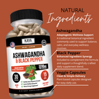 Ashwagandha with Black Pepper – Stress, Mood & Daily Wellness Support