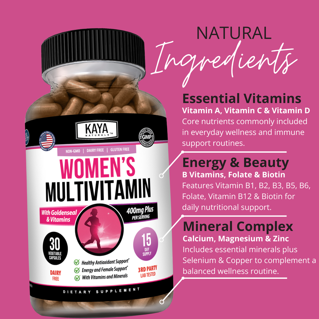 Women’s Multivitamin – Daily Wellness, Energy & Immune Support
