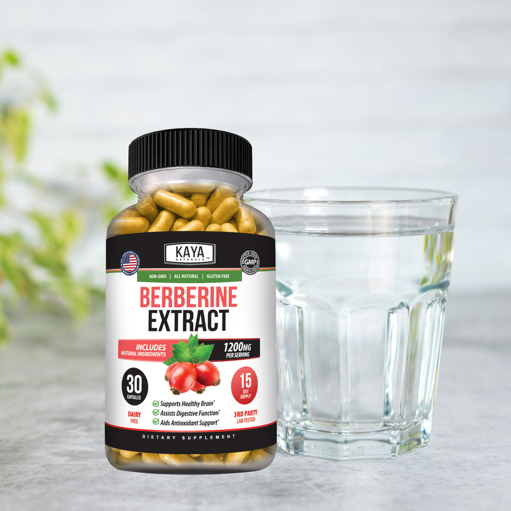 Berberine Extract – Metabolic Support Supplement – Daily Wellness & Balance – 1200mg Per Serving