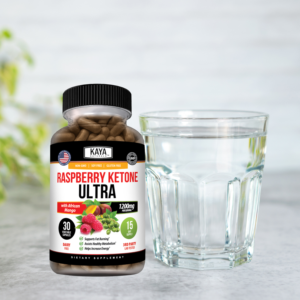 Raspberry Ketone Ultra – Metabolism & Weight Management Support – Energy & Appetite Control Formula – Daily Fat Burning Support