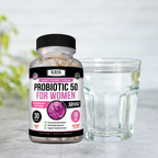 Women’s Probiotic 50 Billion CFU – Daily Gut & Feminine Balance Support – Prebiotics + Probiotics for Digestive Health