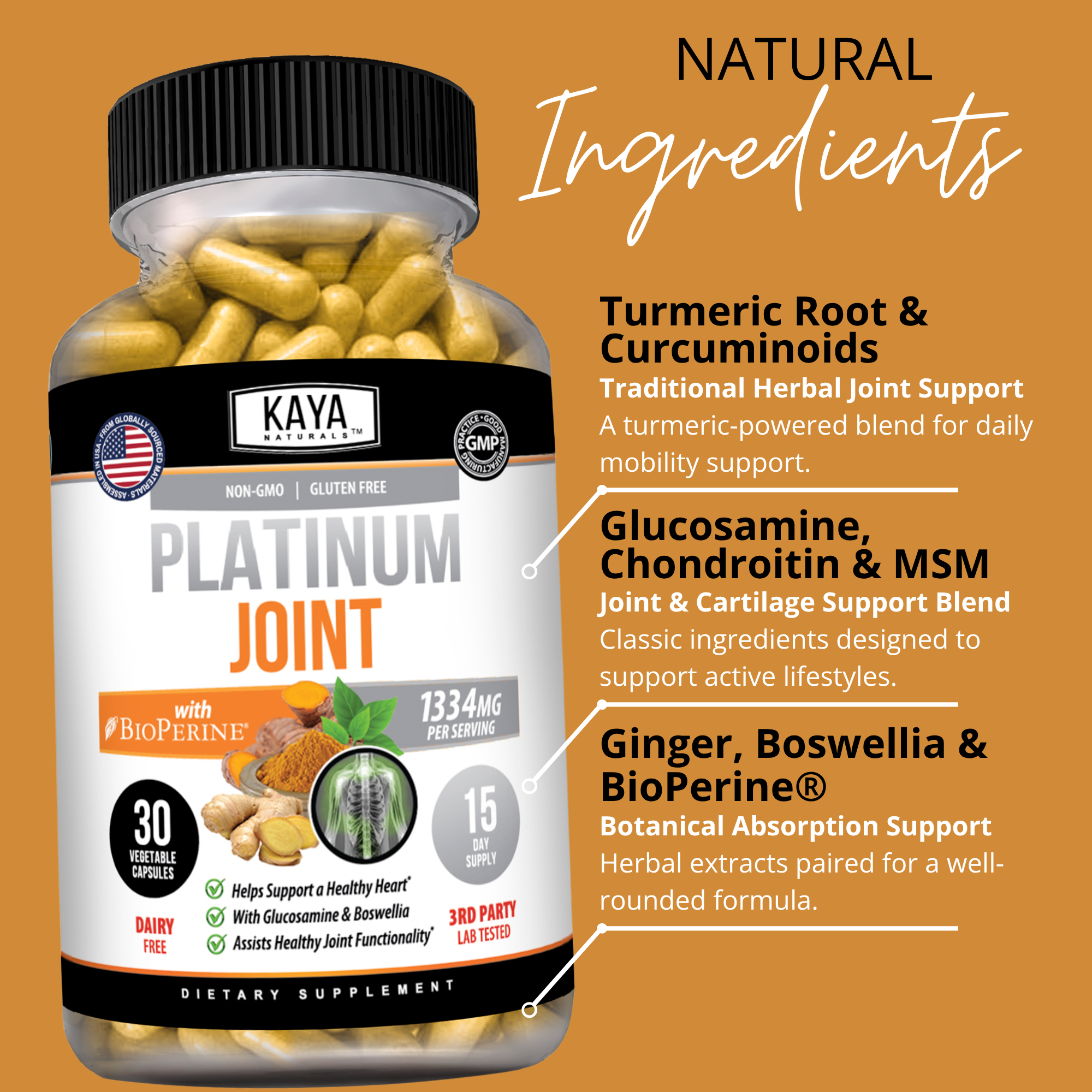 Platinum Joint – Joint Comfort, Mobility & Flexibility Support