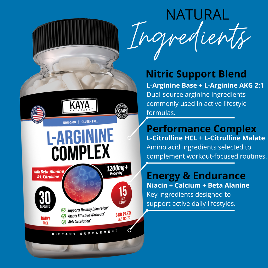L-Arginine – Circulation, Performance & Wellness Support