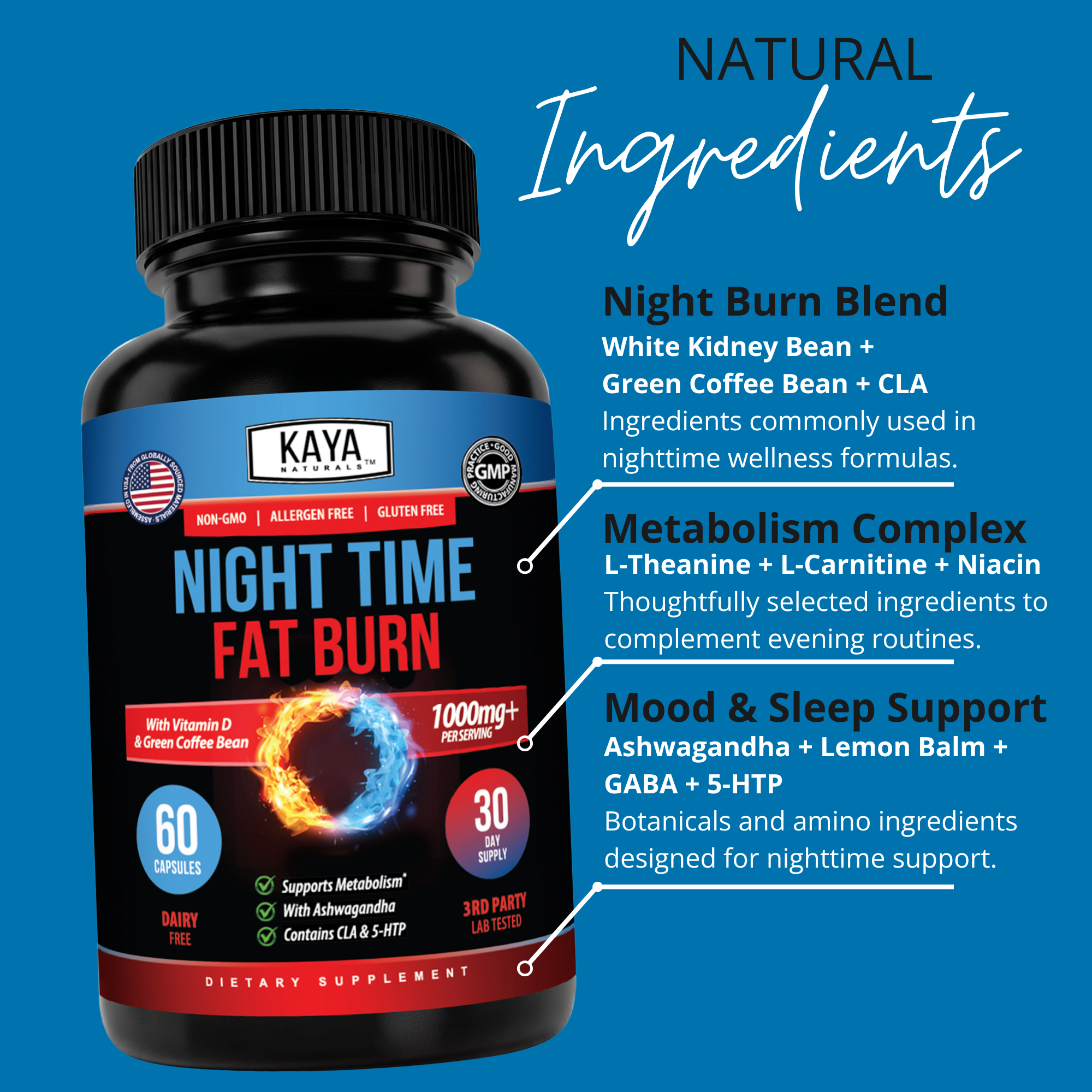 Nighttime Fat Burn – Overnight Metabolism & Wellness Support