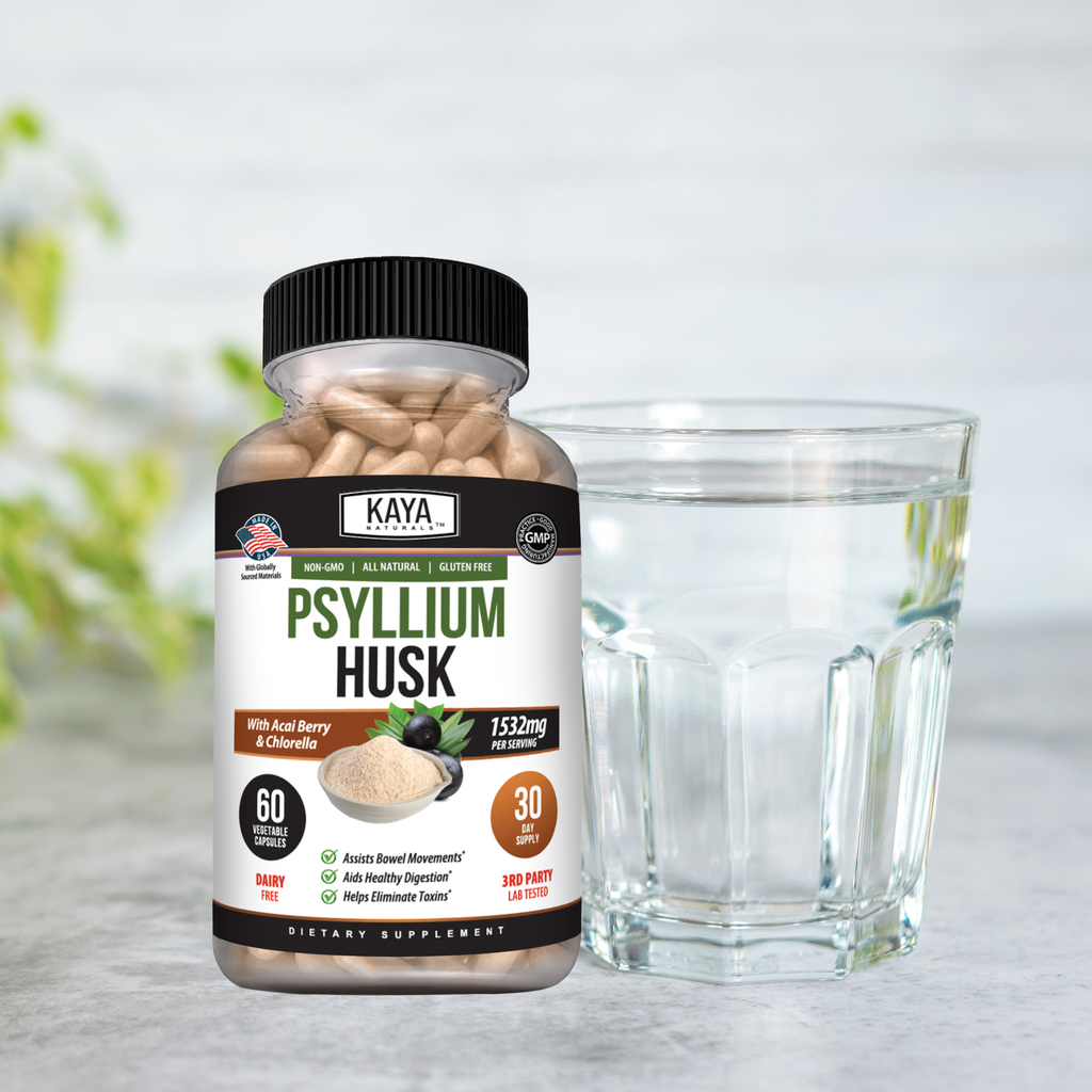 Psyllium Husk – Daily Fiber & Digestive Support – Gut Health & Regularity Formula – Bloating & Cleanse Support