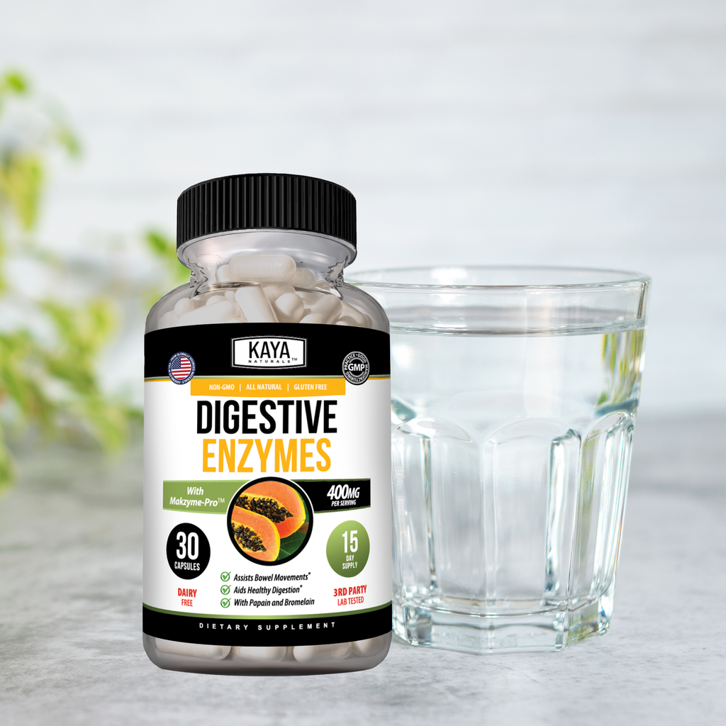 Digestive Enzymes – Digestive Support Supplement with Probiotics & Enzyme Blend – Gut Health & Daily Wellnes