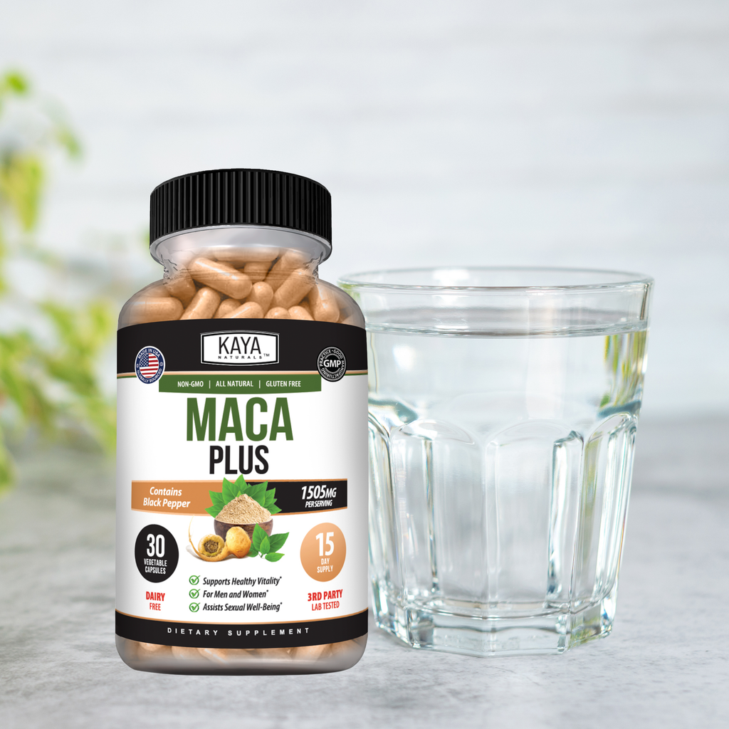 Multi-Maca Root Blend with Black Pepper for Daily Energy & Wellness Support