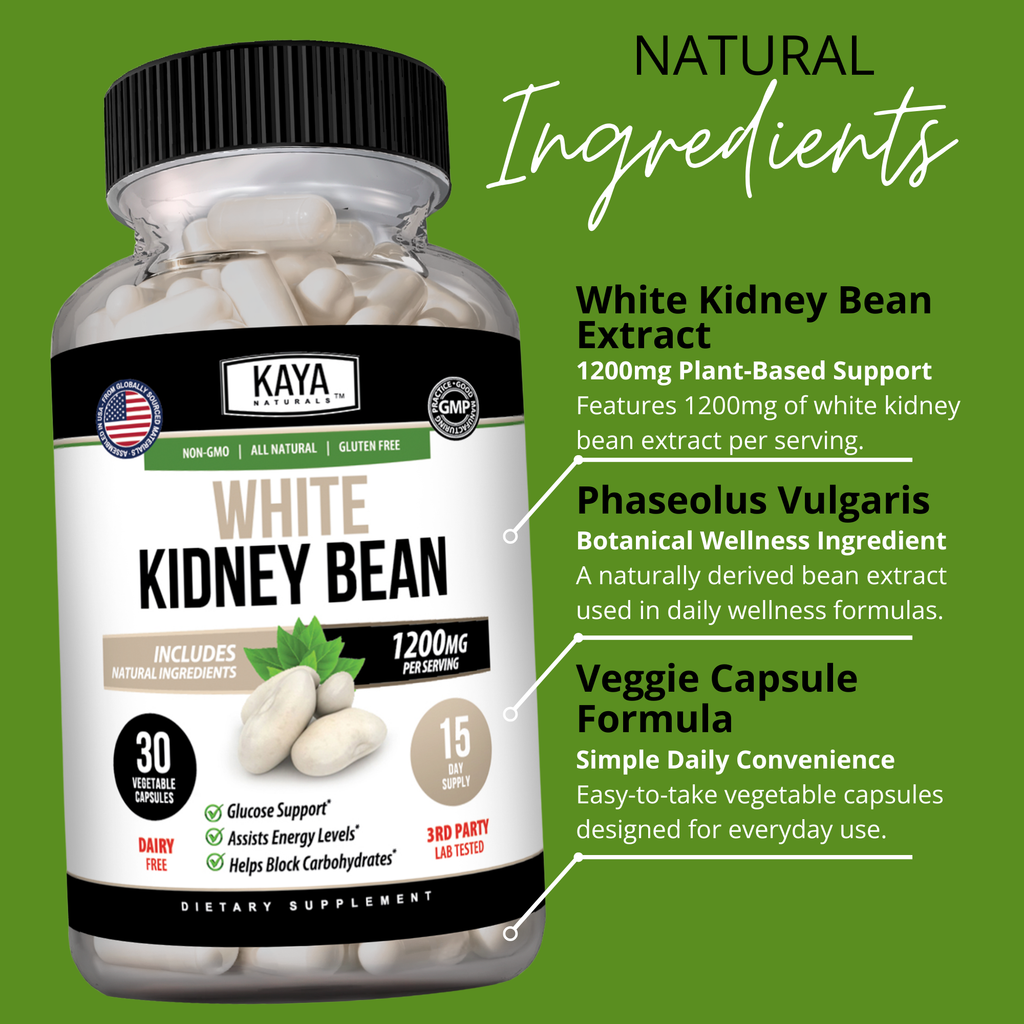 White Kidney Bean Extract – Carbohydrate & Wellness Support