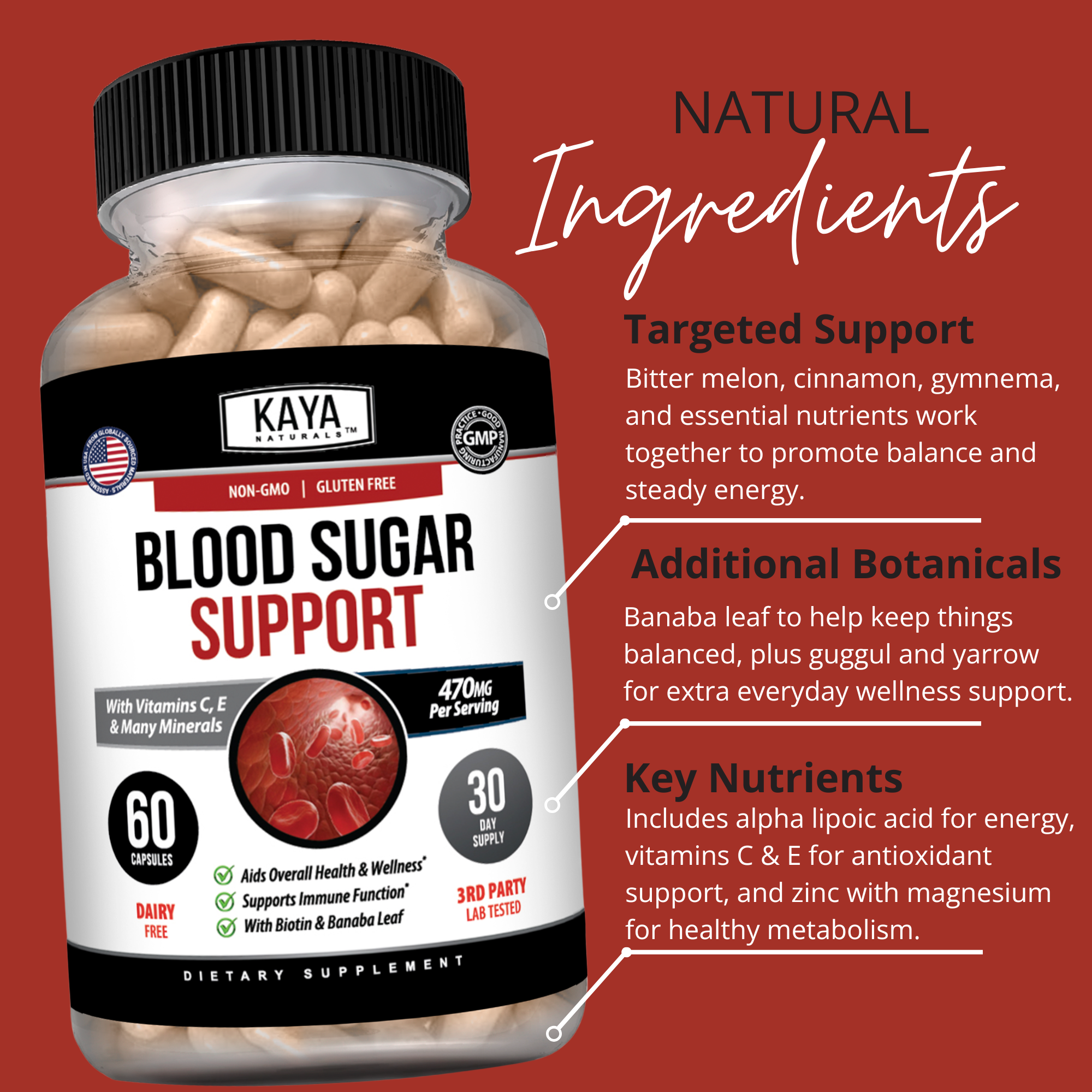 Blood Sugar Support – Daily Glucose & Metabolic Wellness