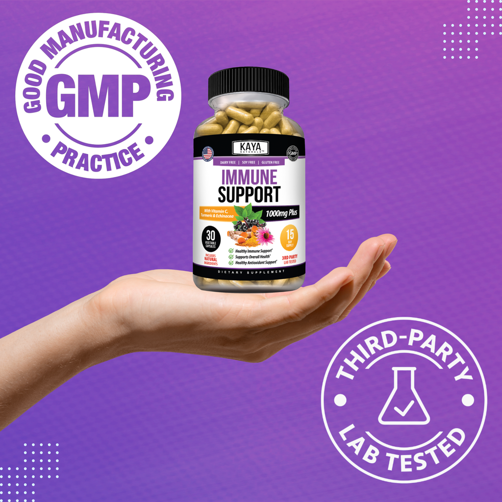 Immune Support Formula – Vitamin C, Zinc, Elderberry and Herbal Blend for Daily Defense and Wellness
