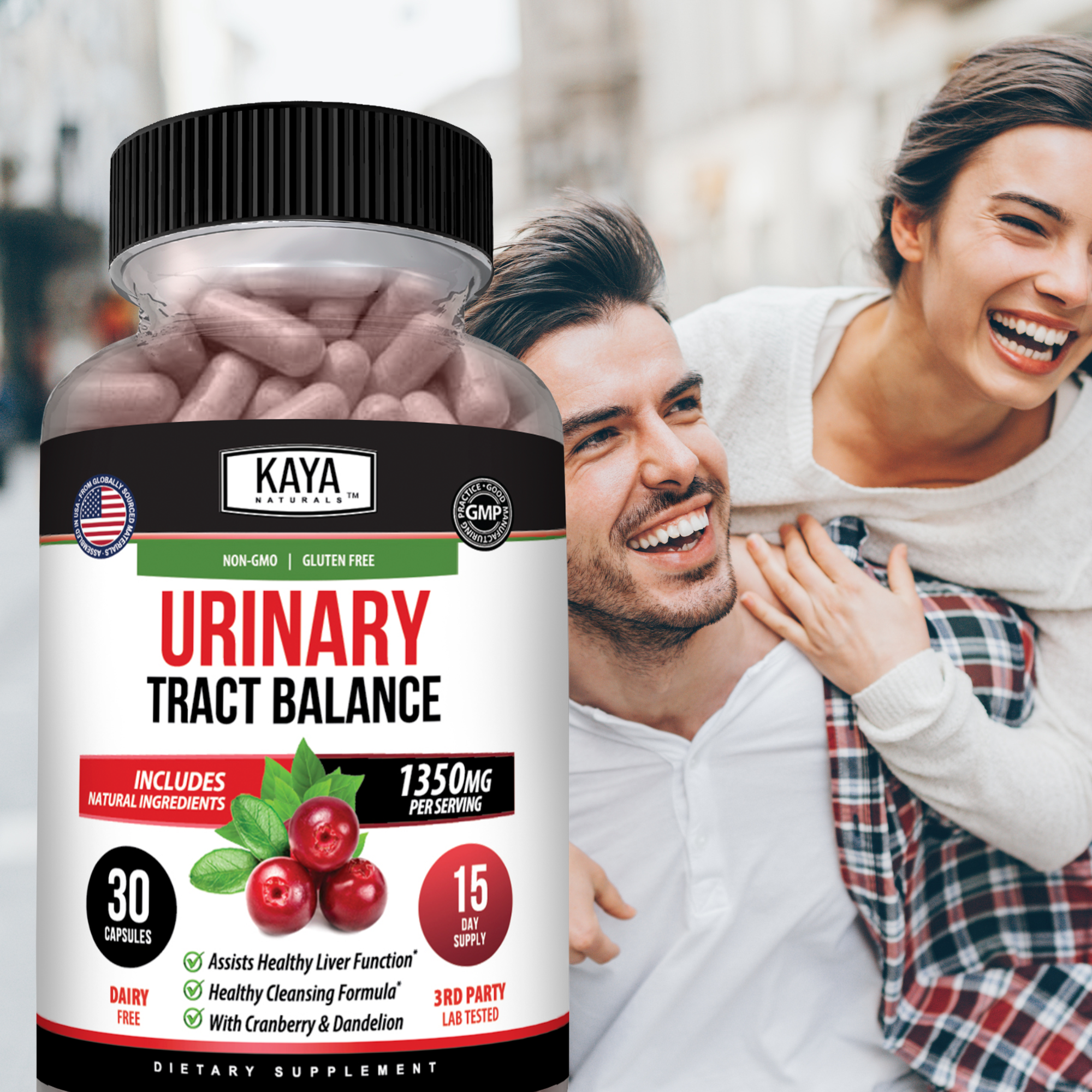 Urinary Tract Balance – Cranberry & D-Mannose Support – Urinary Health & Daily Wellness – Women & Men