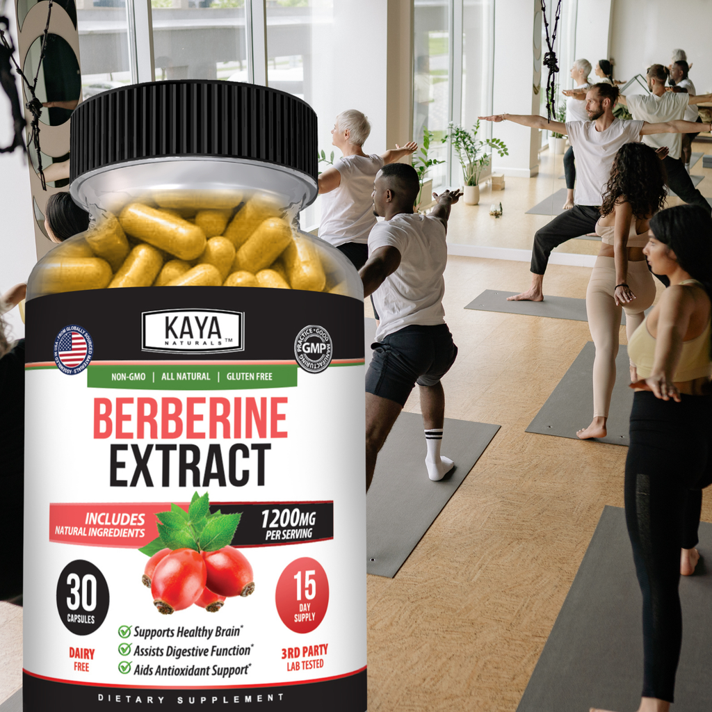 Berberine Extract – Metabolic Support Supplement – Daily Wellness & Balance – 1200mg Per Serving