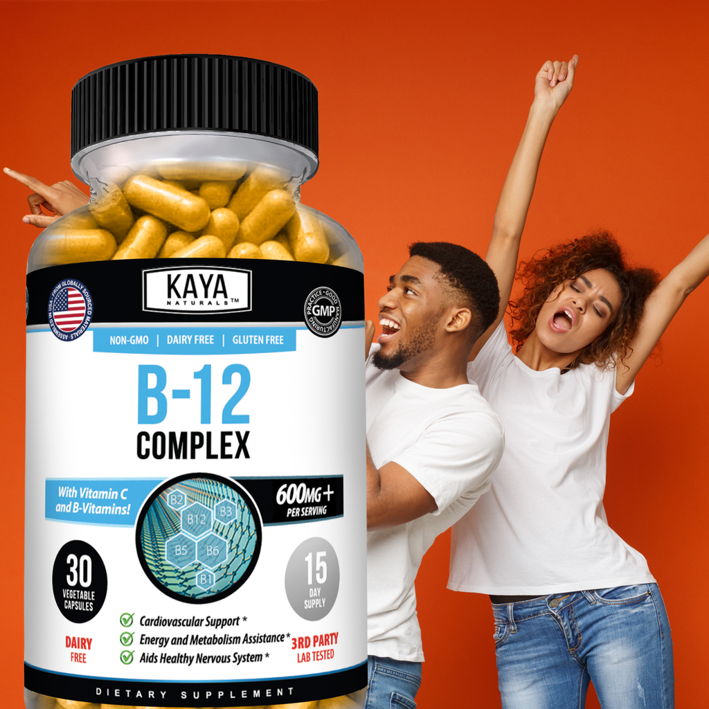Vitamin B-12 Supplement – Energy, Metabolism & Nervous System Support – Daily B12 for Men & Women