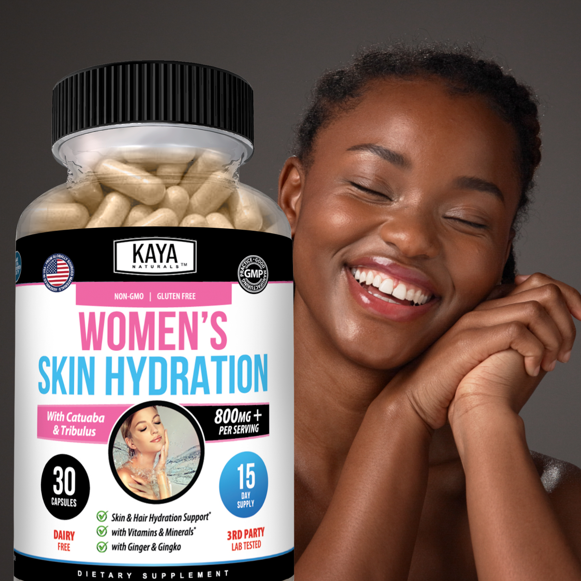 Skin Hydration Capsules – Daily Beauty & Moisture Support – Radiant Skin Wellness Formula