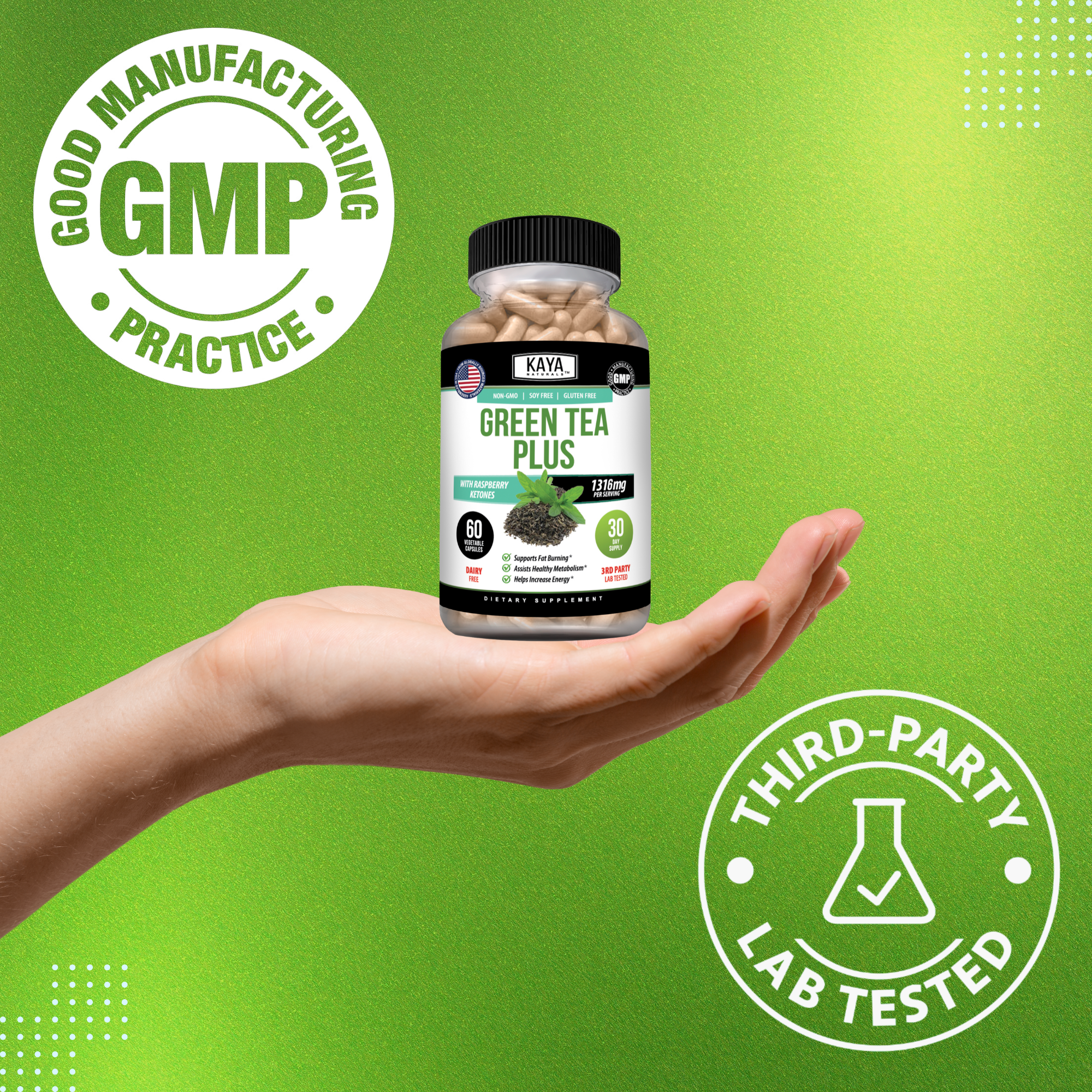 Green Tea Plus – Energy, Metabolism & Antioxidant Support