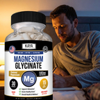 Magnesium Glycinate – Highly Absorbable Magnesium Supplement for Muscle, Relaxation & Daily Wellness Support