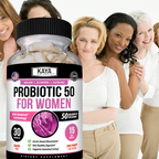Women’s Probiotic 50 Billion CFU – Daily Gut & Feminine Balance Support – Prebiotics + Probiotics for Digestive Health