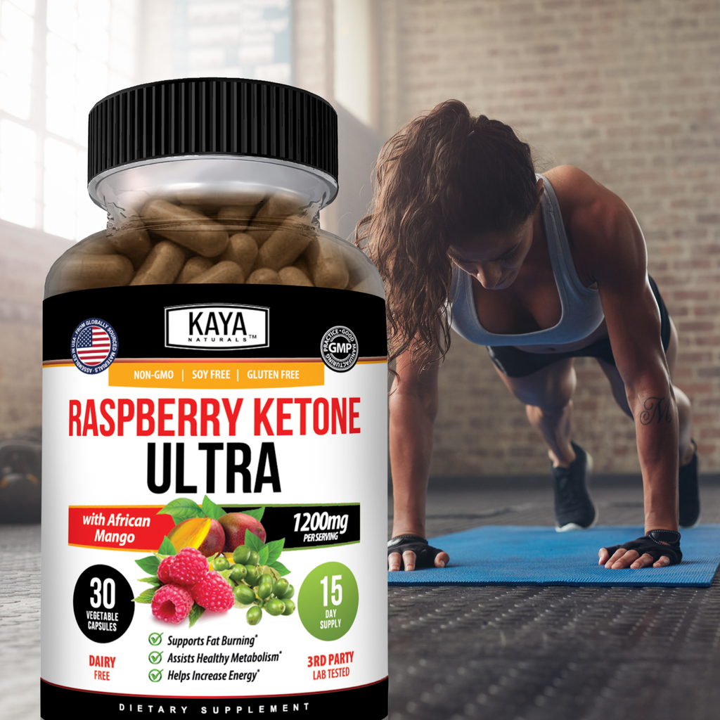 Raspberry Ketone Ultra – Metabolism & Weight Management Support – Energy & Appetite Control Formula – Daily Fat Burning Support