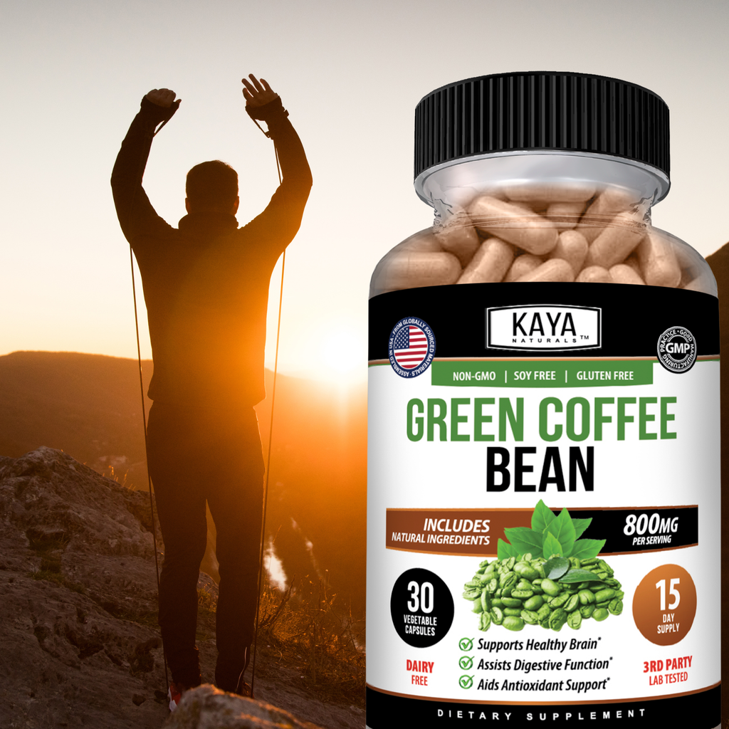 Green Coffee Bean Capsules – Metabolism & Energy Support – Daily Wellness Supplement – Plant-Based Formula