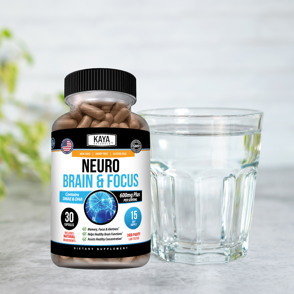 Neuro Brain & Focus – Memory, Focus & Mental Clarity Support – Daily Cognitive Wellness Formula – Energy & Concentration Support