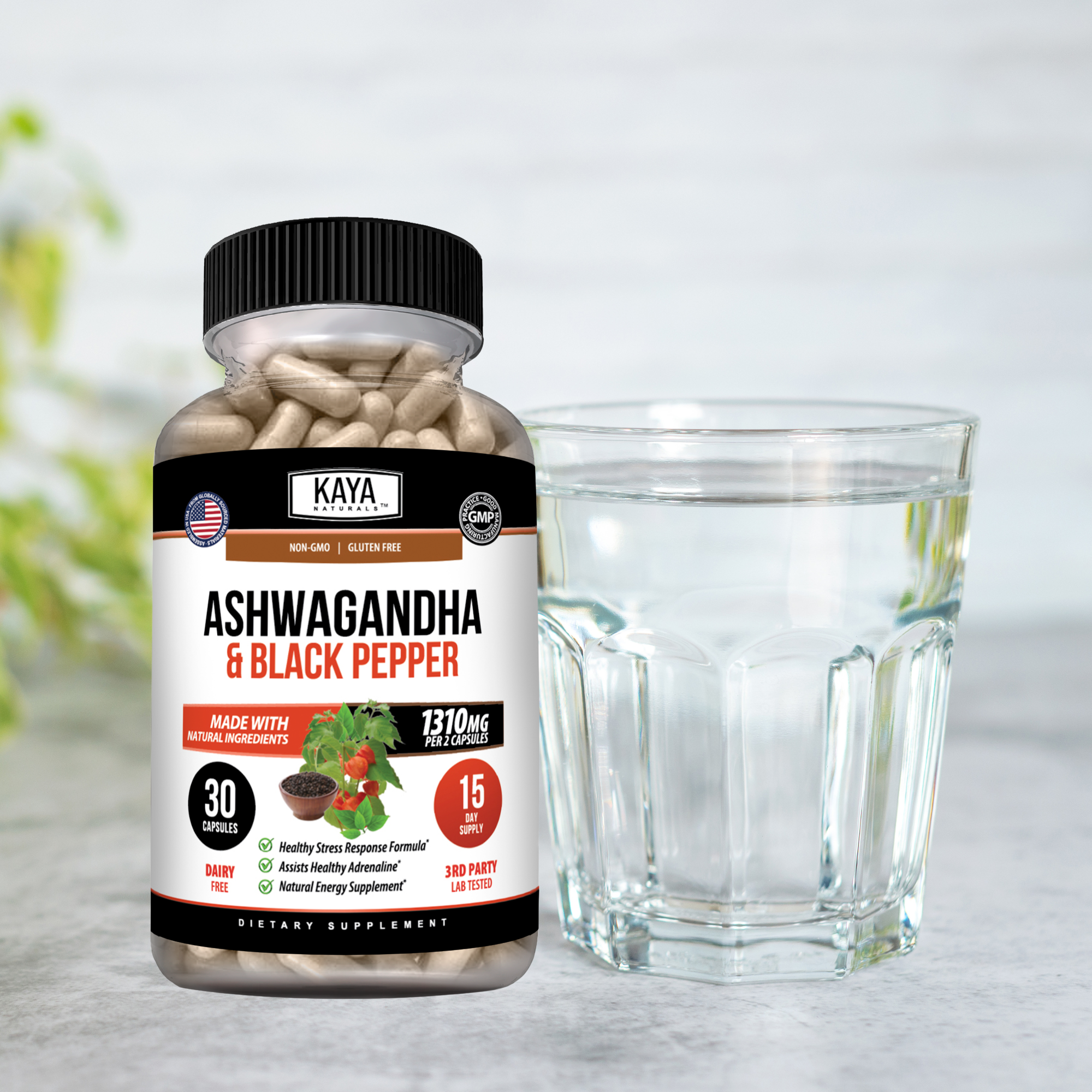 Ashwagandha with Black Pepper – Stress, Mood & Daily Wellness Support