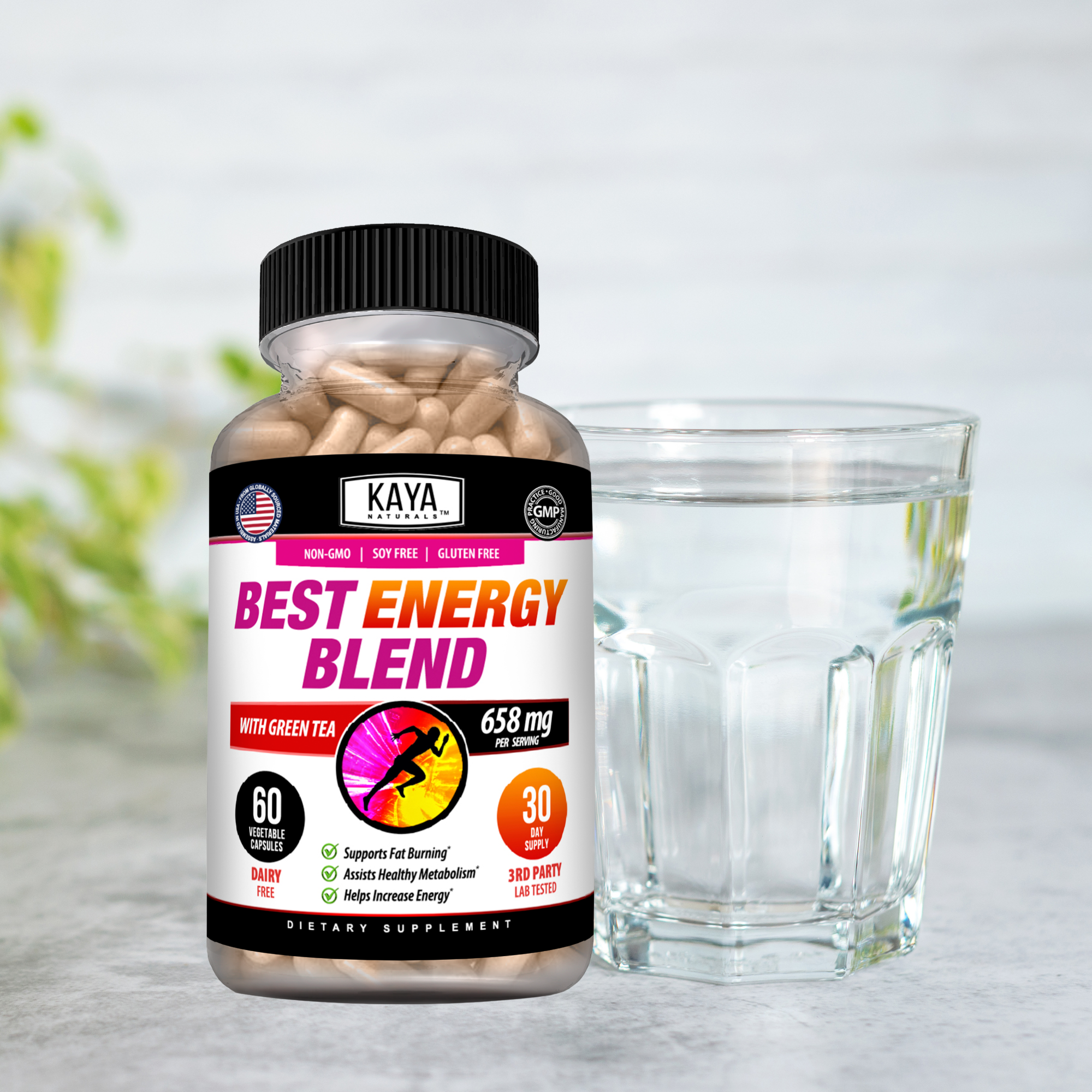 Kaya Naturals Best Energy Blend - Energy, Focus & Active Lifestyle Support