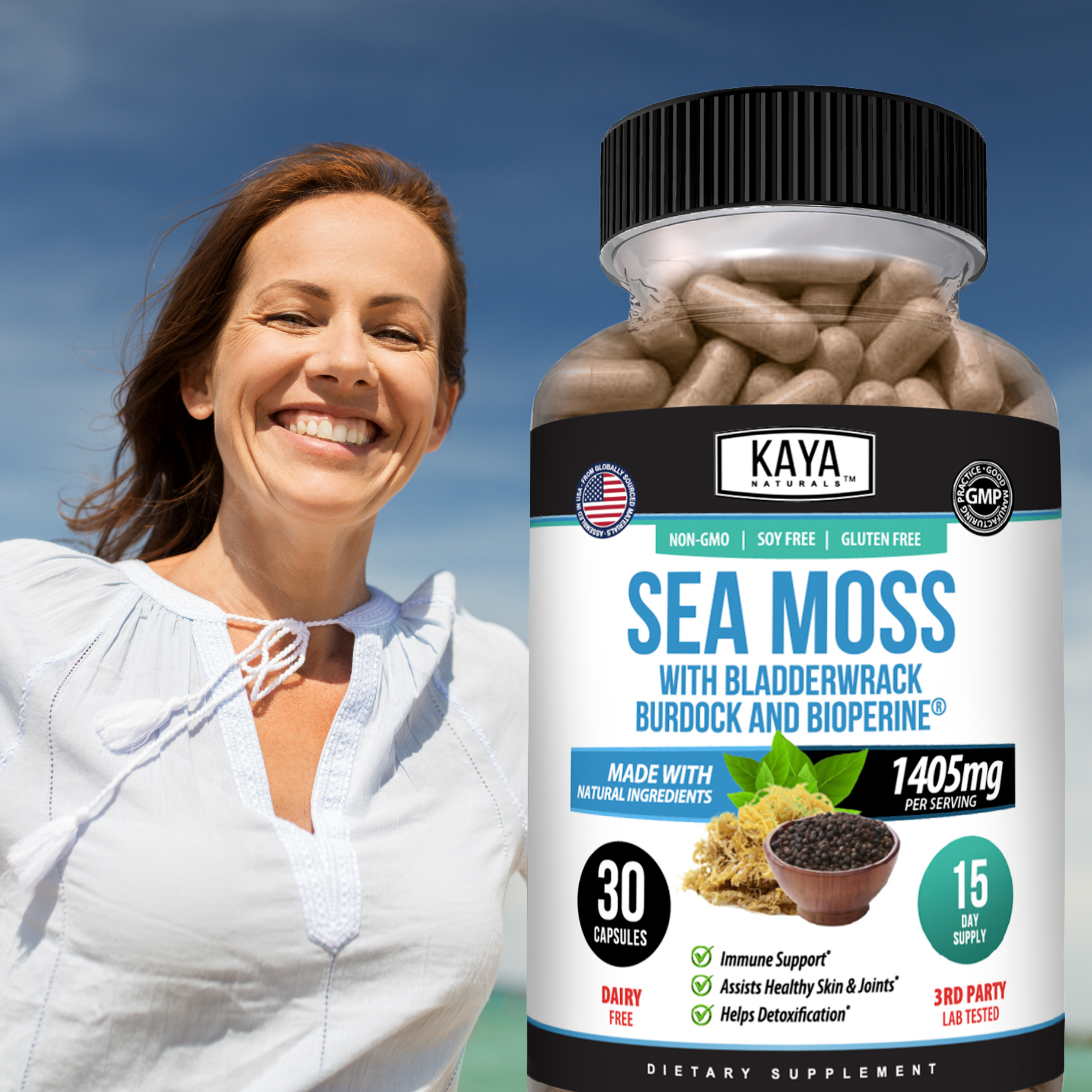 Sea Moss – Mineral-Rich Daily Wellness Supplement – Immune & Vitality Support – Plant-Based Formula