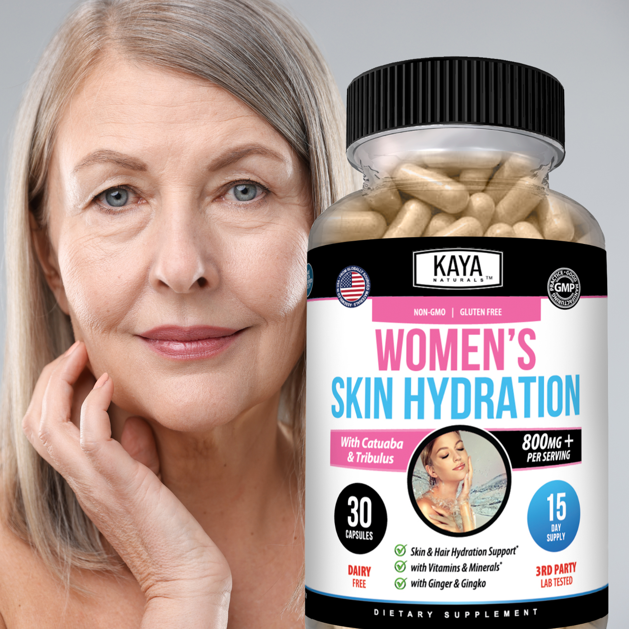 Skin Hydration Capsules – Daily Beauty & Moisture Support – Radiant Skin Wellness Formula