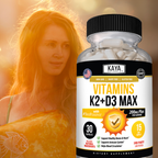 Vitamin K2 + D3 Max – Bone & Calcium Support – Immune & Daily Wellness Formula – High Potency