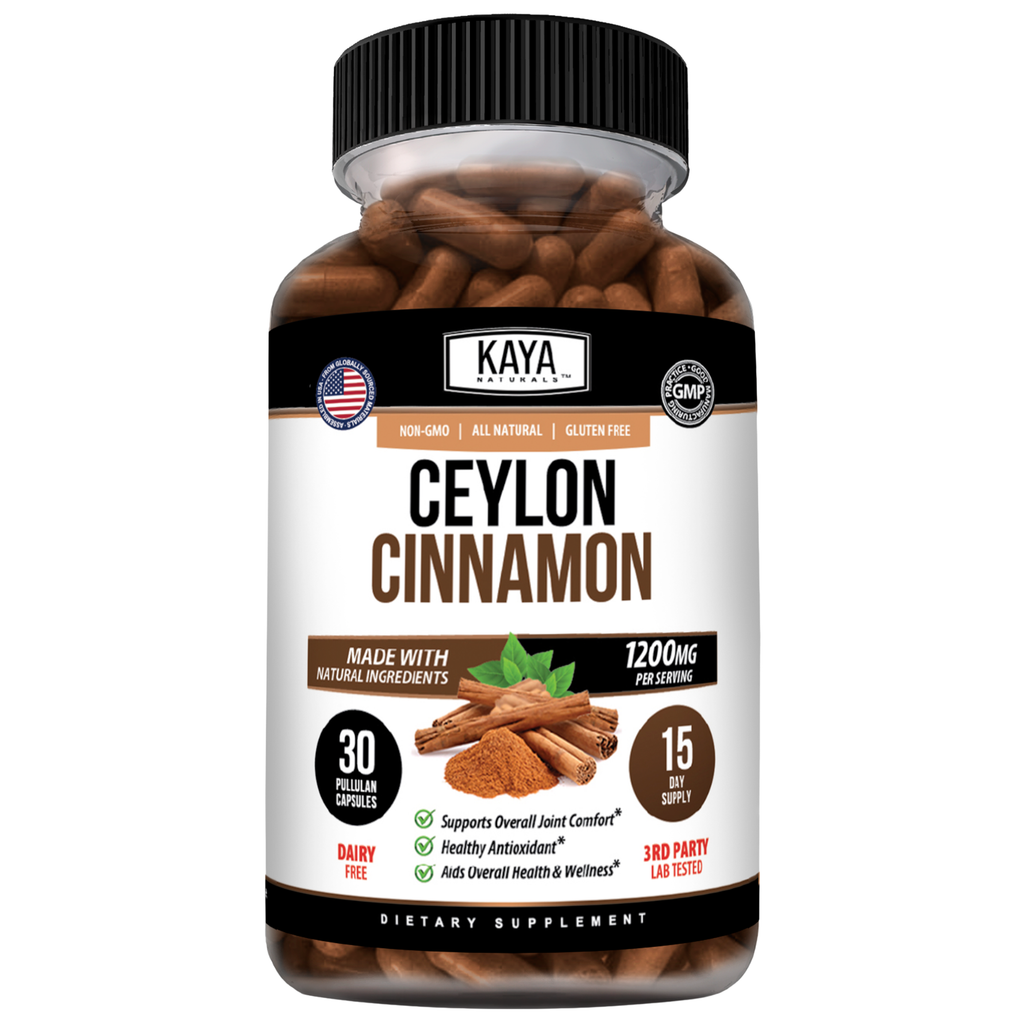Ceylon Cinnamon Capsules – Daily Wellness & Metabolism Support Supplement – Premium Herbal Formula