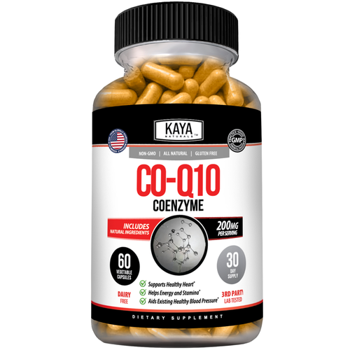 CoQ10 Supplement – Daily Cellular Energy & Heart Wellness Support – Antioxidant Formula for Men & Women
