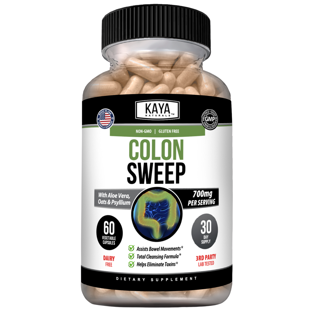 Colon Sweep – Digestive Cleanse & Gut Support – Daily Fiber & Detox Formula – Bloating & Regularity Support
