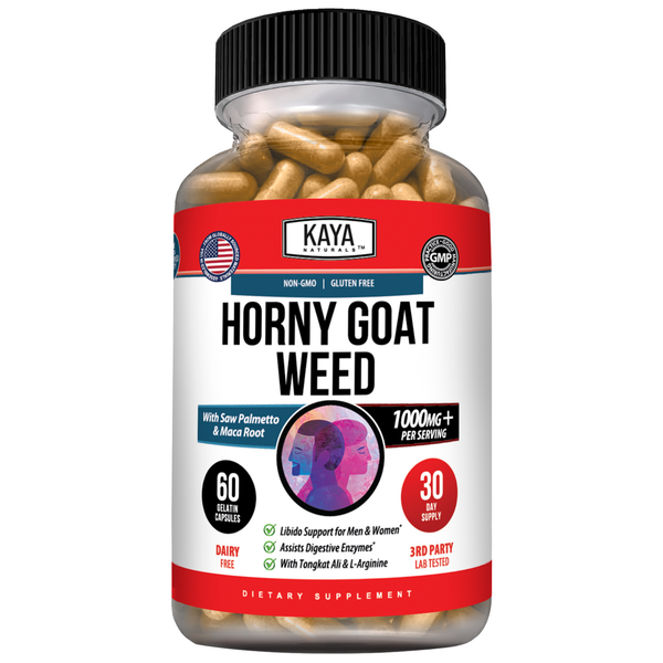 Horny Goat Weed – Men’s Vitality & Energy Support Supplement – Daily Wellness Formula