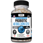 Probiotic 40 Billion CFU – Daily Gut Health & Digestive Support Supplement for Women & Men – Prebiotics + Probiotics