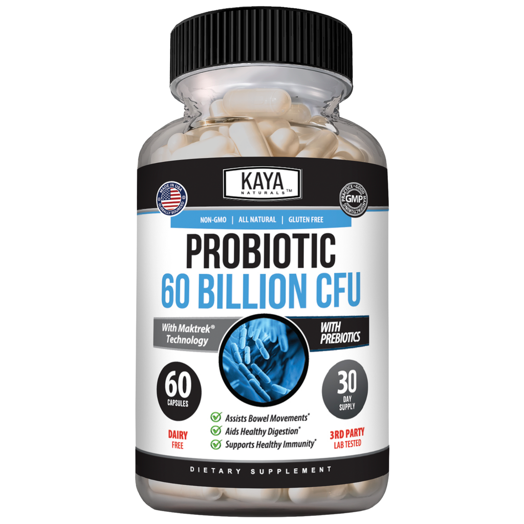 Probiotic 60 Billion CFU – Daily Gut Health & Digestive Support Supplement for Women & Men – Prebiotics + Probiotics (Copy)